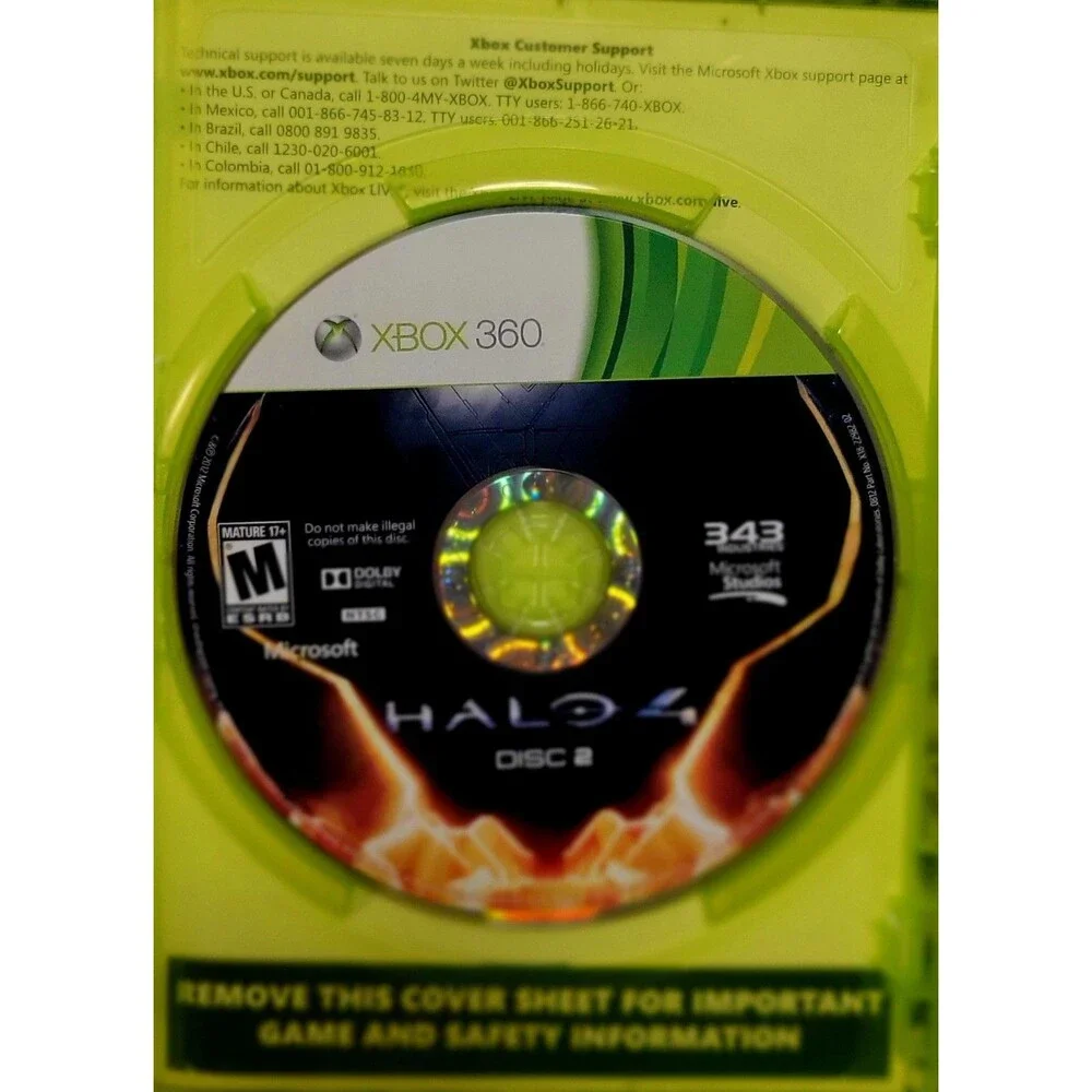 HALO 4 (Microsoft Xbox 360) Tested & Working/ Fast Next Day Shipping